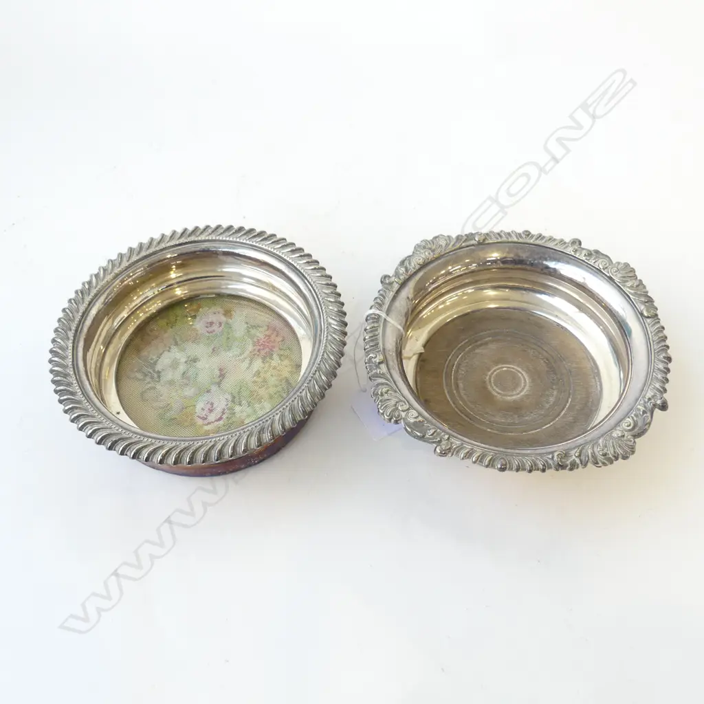 2 EP WINE COASTERS 170mm dia Image 1++