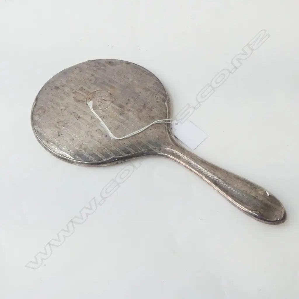 STG SILVER HAND MIRROR, B'HAM 1919 L.280mm Image 1++