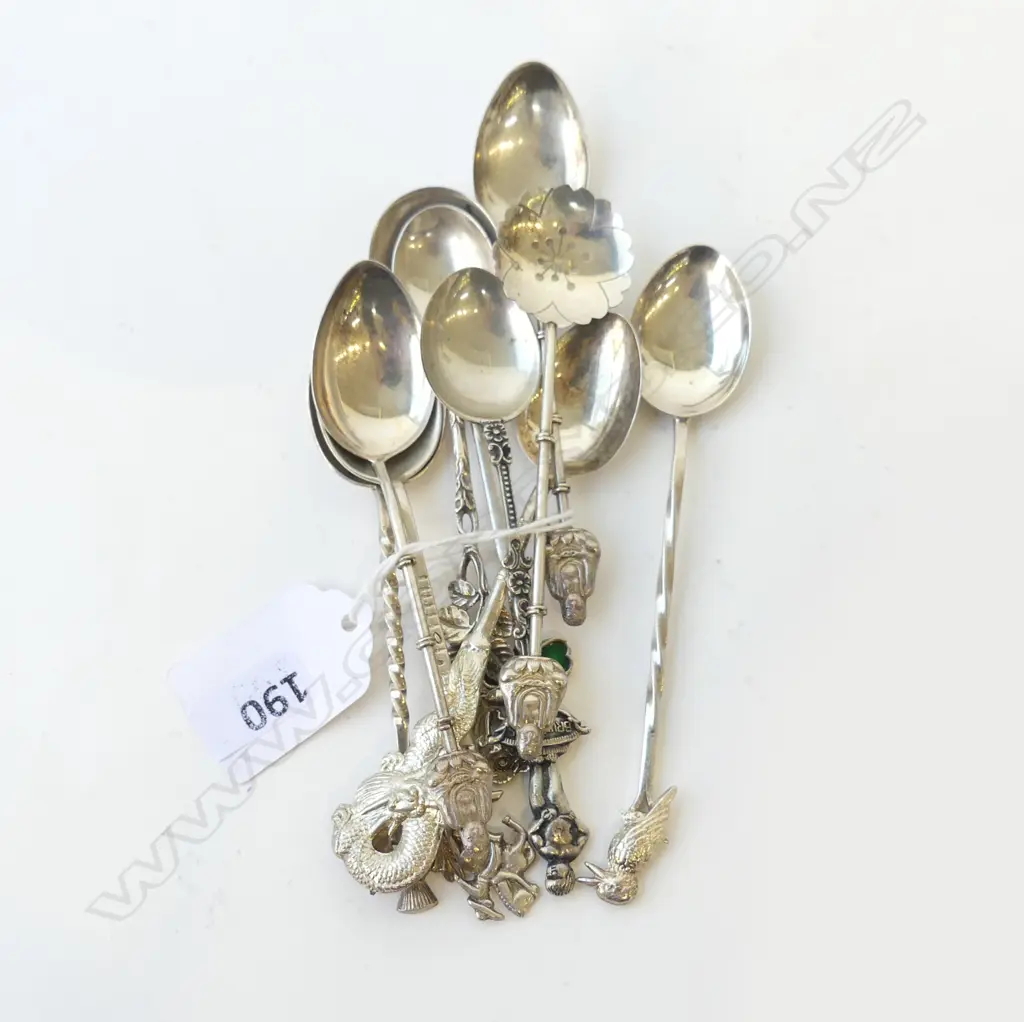 10 S/SILVER SOV SPOONS 92G Image 1++