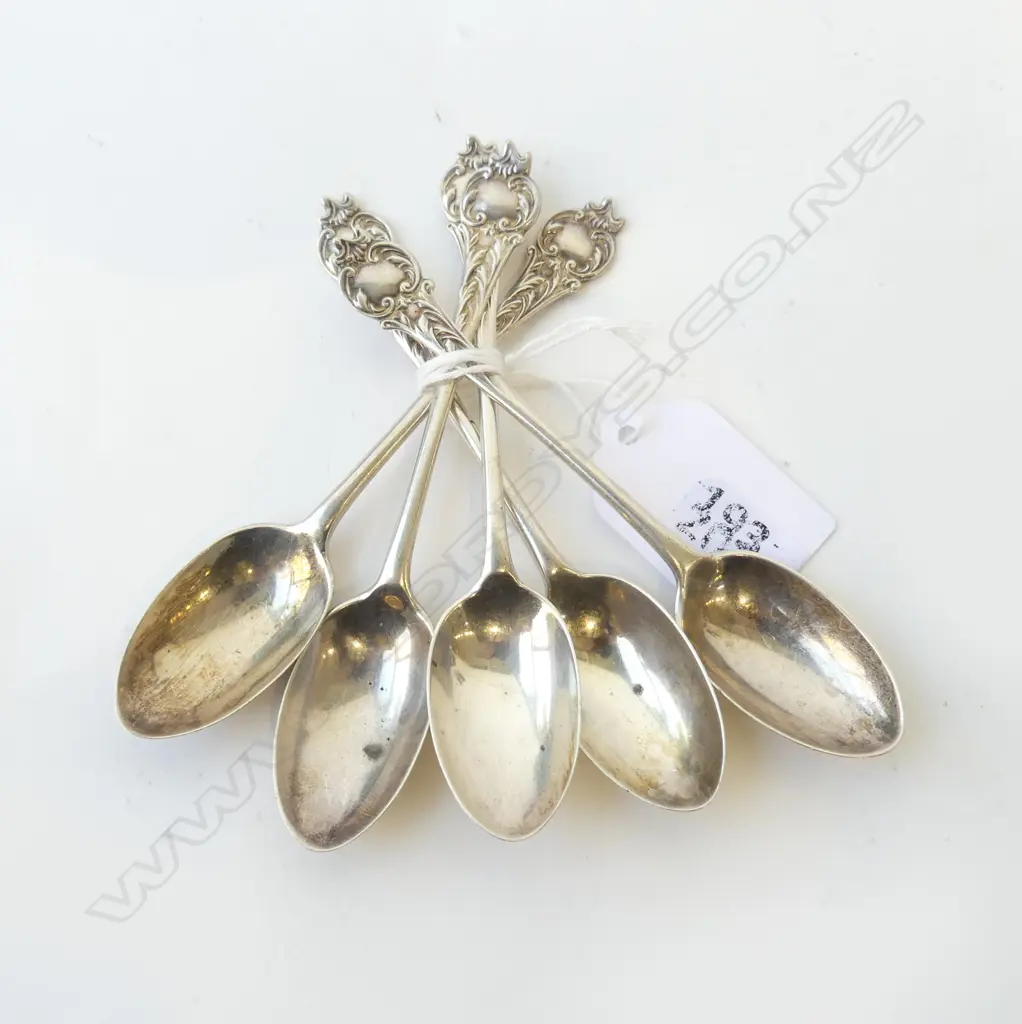 5 S/SILVER COFFEE SPOONS 48G Image 1++