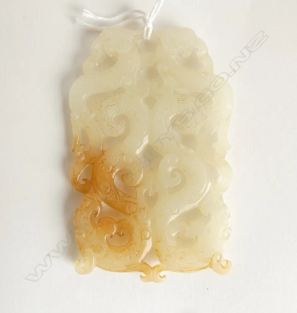 ORIENTAL STONE CARVING 75x50mm Image 1++