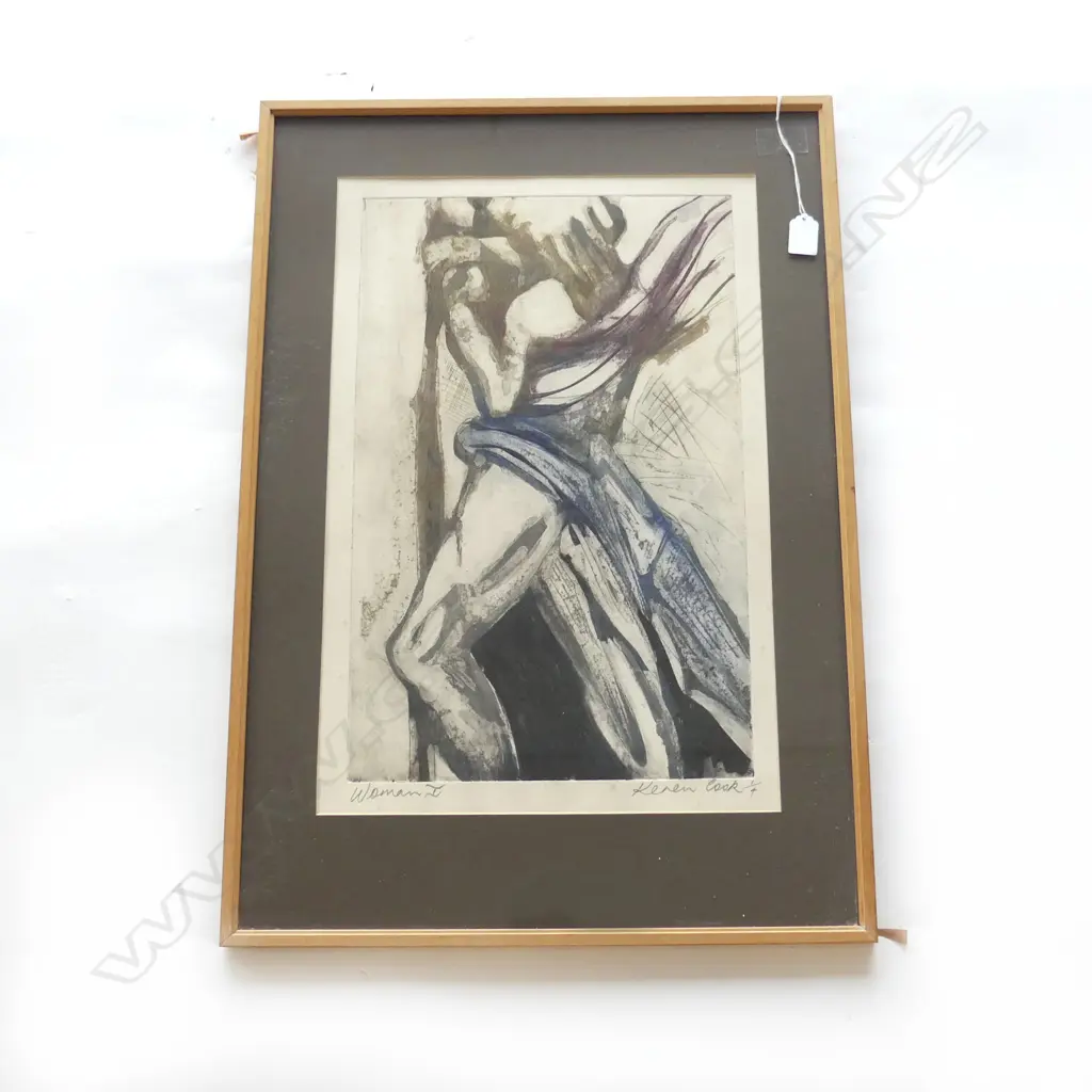 KEREN COOK 'WOMAN I' SCREEN PRINT 1/4 535x360mm Image 1++