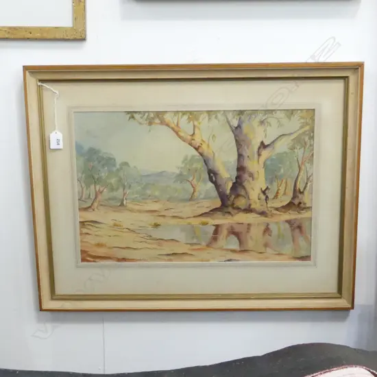 W/C AUSSIE BILLABONG SIGNED PETER DE JONG H510MM L660MM