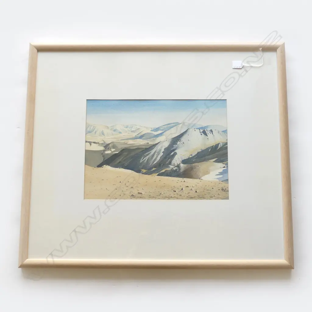 MICHAEL EASTON, CRAIGIEBURN VALLEY, CANTERBURY, WC '89 315x445mm Image 1++
