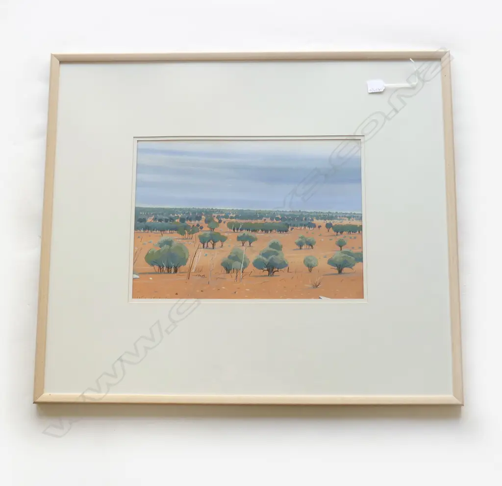 MICHAEL EATON, CENTRAL NSW SERIES NO. 4, GOUACHE & PENCIL ON WC PAPER '93 320x450mm Image 1++