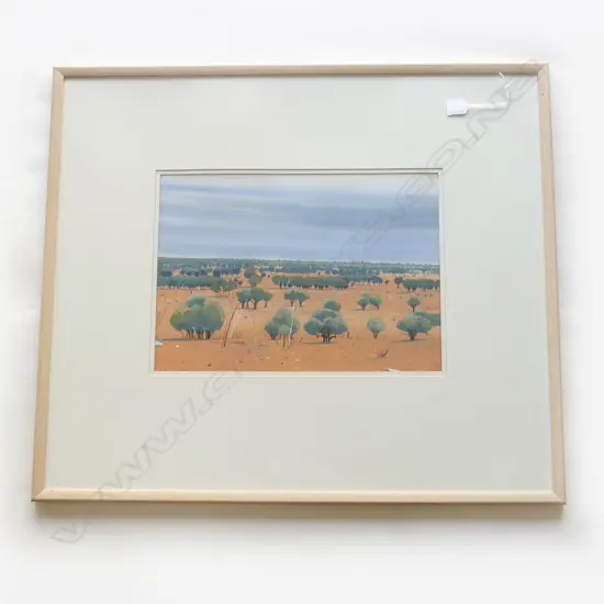 MICHAEL EATON, CENTRAL NSW SERIES NO. 4, GOUACHE & PENCIL ON WC PAPER '93 320x450mm