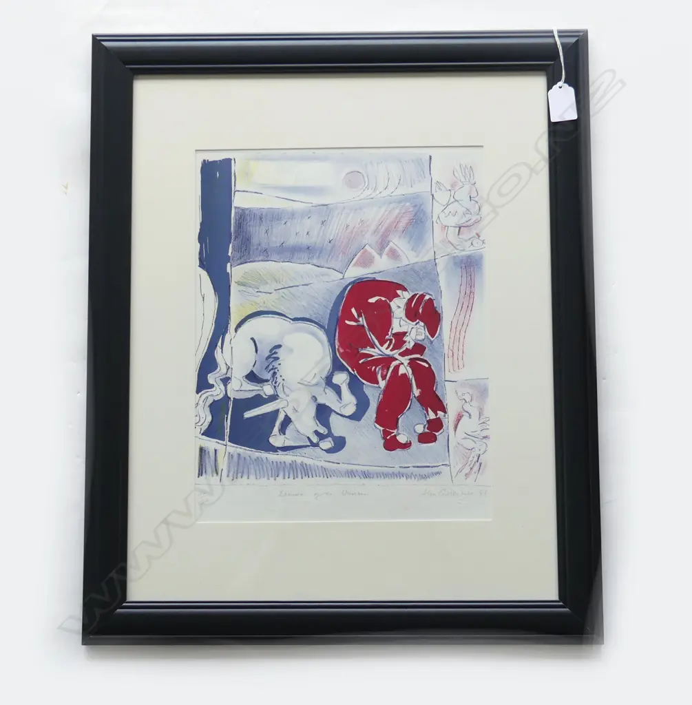 ALAN GILDERDALE 'DEMISE OF THE UNICORN', LITHOGRAPH 22/24, SIGNED DATED '88 , 340 x 270mm Image 1++