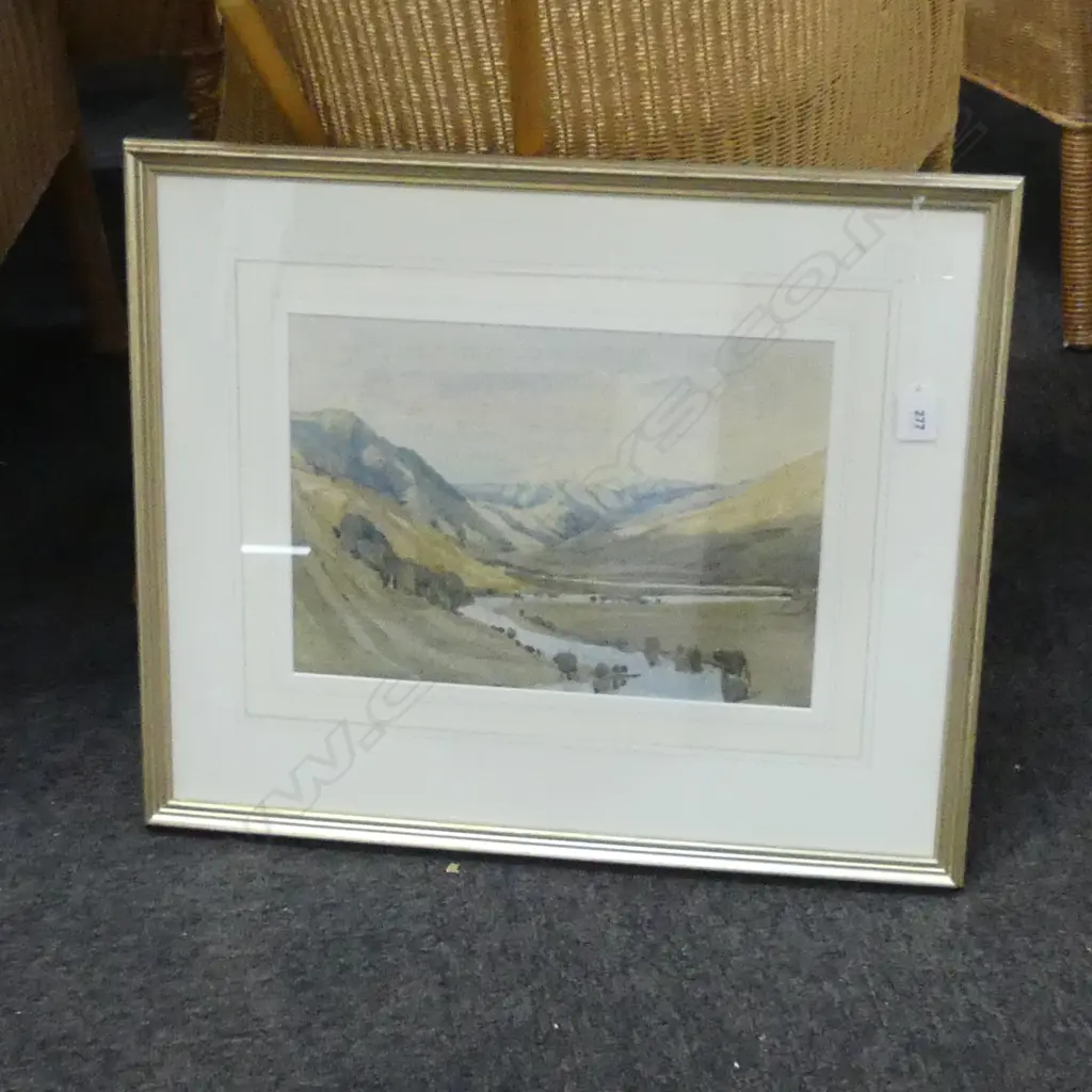 ESMOND ATKINSON 'BEALEY VALLEY' WC c.1930 240x340mm Image 1++