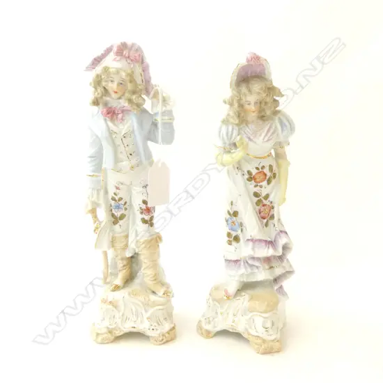 PR EDWARDIAN CHINA FIGURINES H245MM