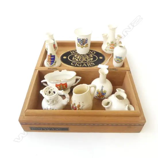 CIGAR BOX OF 10 SOV CHINA PCS