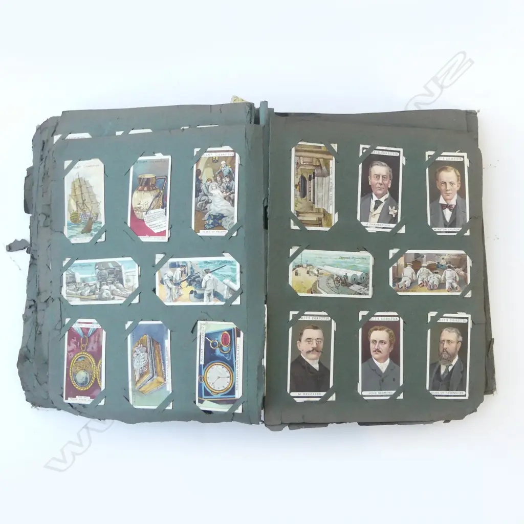 VINTAGE EDWARDIAN CIGARETTE CARD ALBUM Image 1++