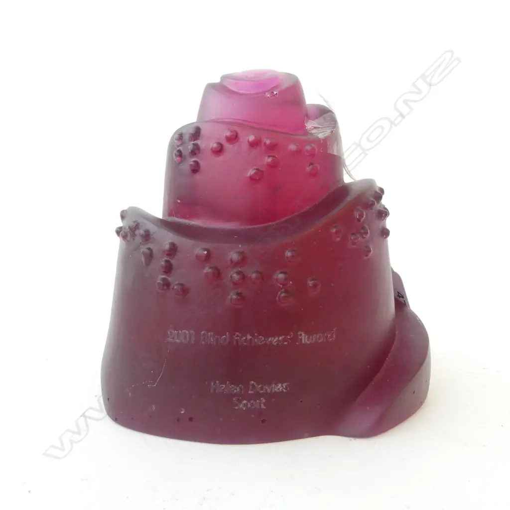 JO NUTTAL ART GLASS TROPHY H.150mm Image 1++