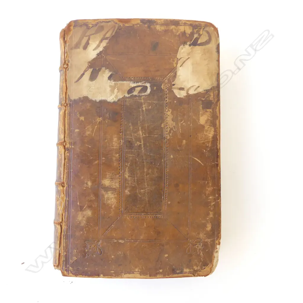 A 1711 leather bound book 'A Compleat History of Europe: Or Image 1++