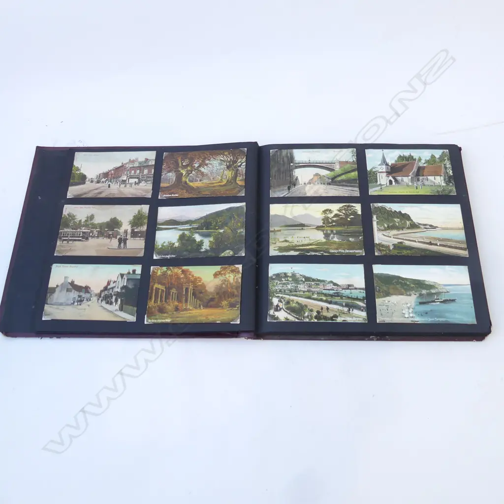 ANTIQUE POST CARD ALBUM Image 1++