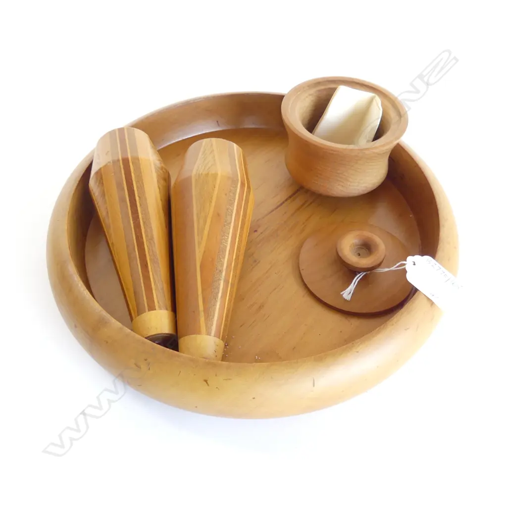 4PCS NZ NATIVE WOODS BOWL DIA270MM Image 1++