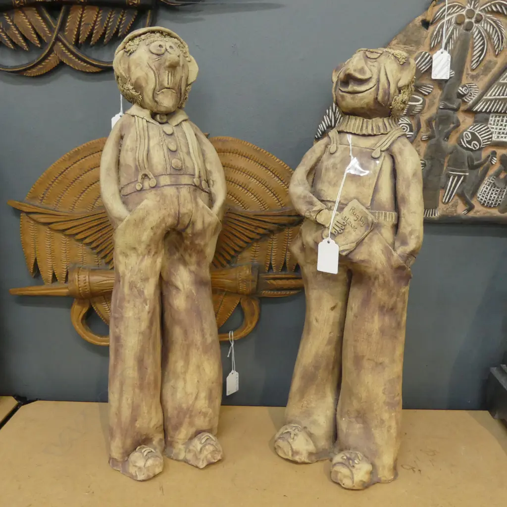 PR NZ STUDIO POTTERY FIGURES H480MM Image 1++