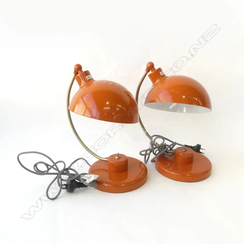 PR CONTEMPORARY ORANGE METAL LAMPS H.350mm Image 1++