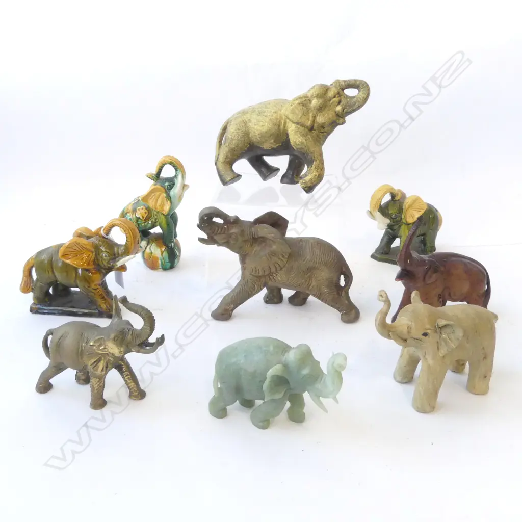 9 ASST. ELEPHANTS H.150mm Image 1++