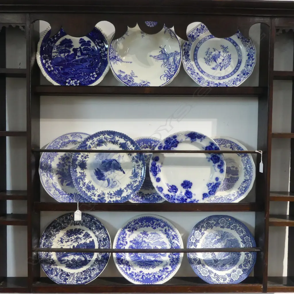 12 ASST. B/W PLATES 270mm dia Image 1++