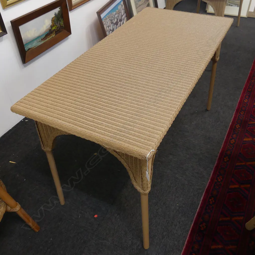 LUSTYS LLOYD LOOM TABLE 600x1260x710mm Image 1++