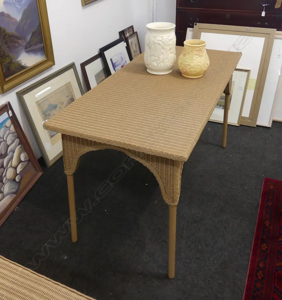 LUSTYS LLOYD LOOM TABLE 600x1260x710mm Image 1++