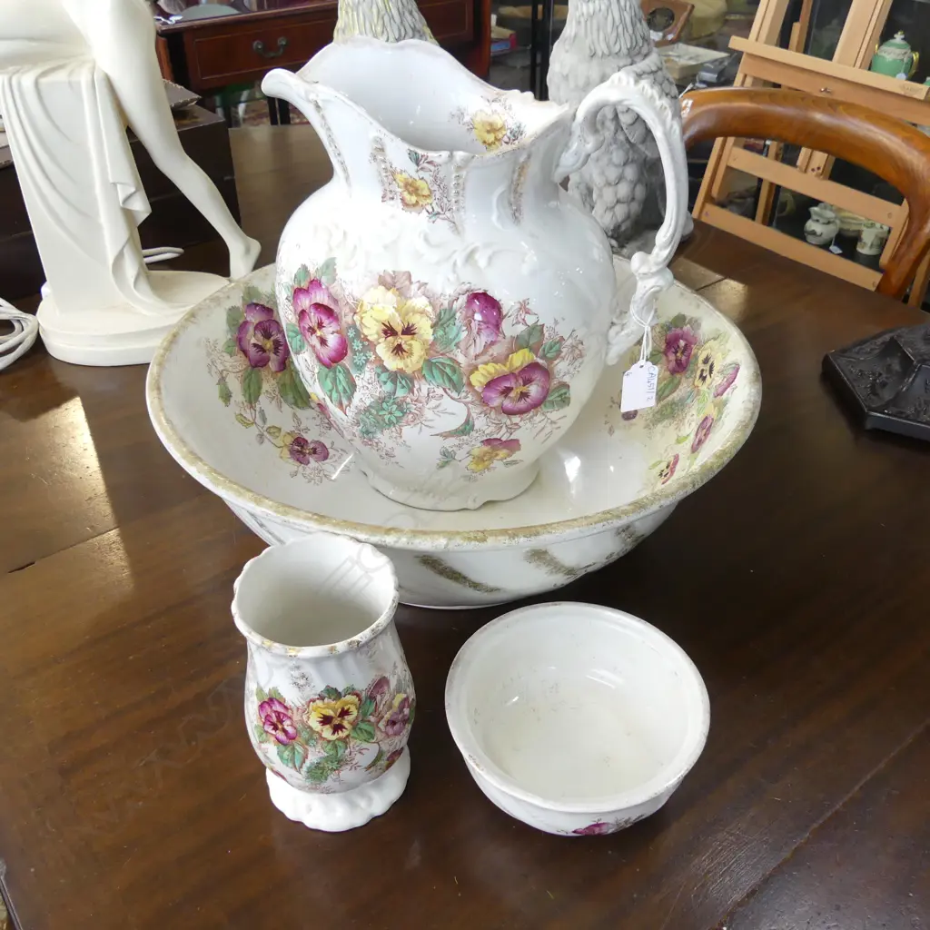 4 PCE WASH SET, BOWL AF 385mm dia Image 1++