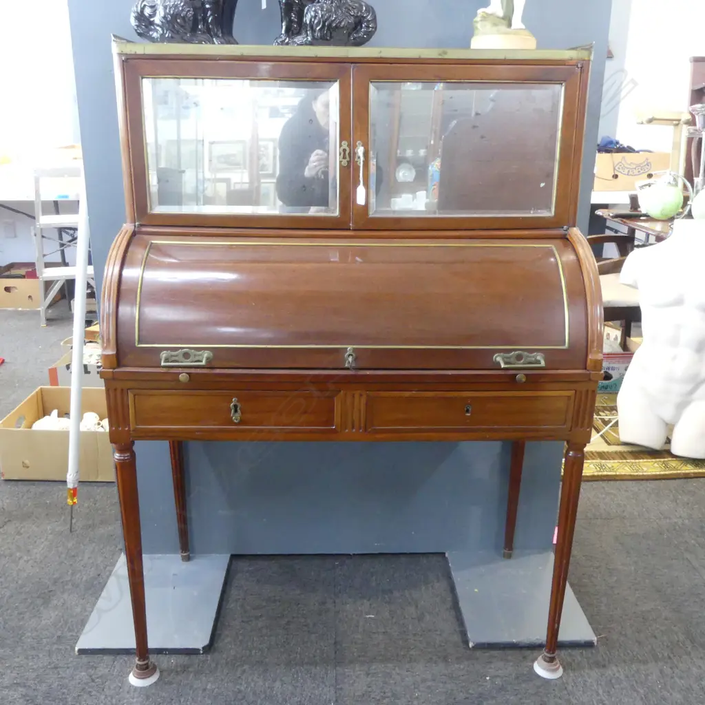 19thC BONHEUR DU JOUR BUREAU 950x460x1300mm Image 1++