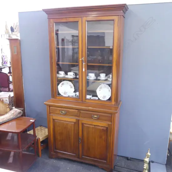 ANTIQUE BOOKCASE CHIFFONIER 1055x425x2190mm