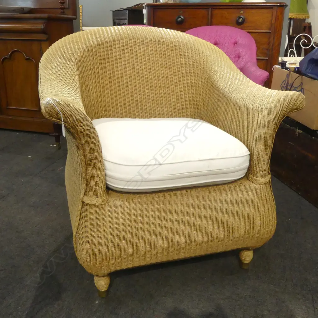 LG WOVEN CANE ARMCHAIR Image 1++