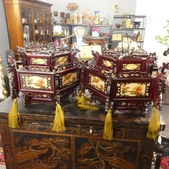 PR ORIENTAL LIGHT FITTINGS 470mm dia