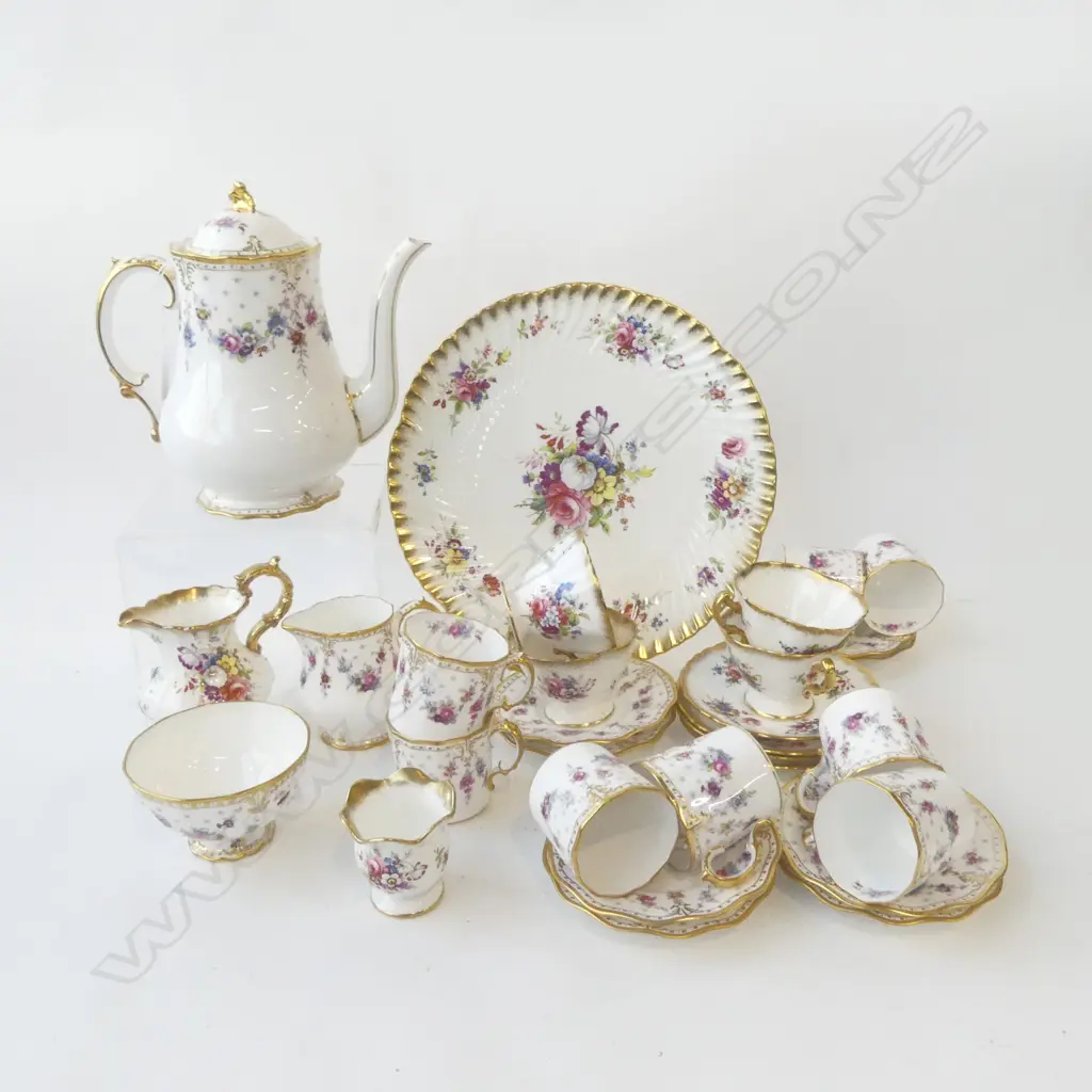 HAMMERSLEY TEA SET, ROYAL CROWN DERBY COFFEE SET Image 1++