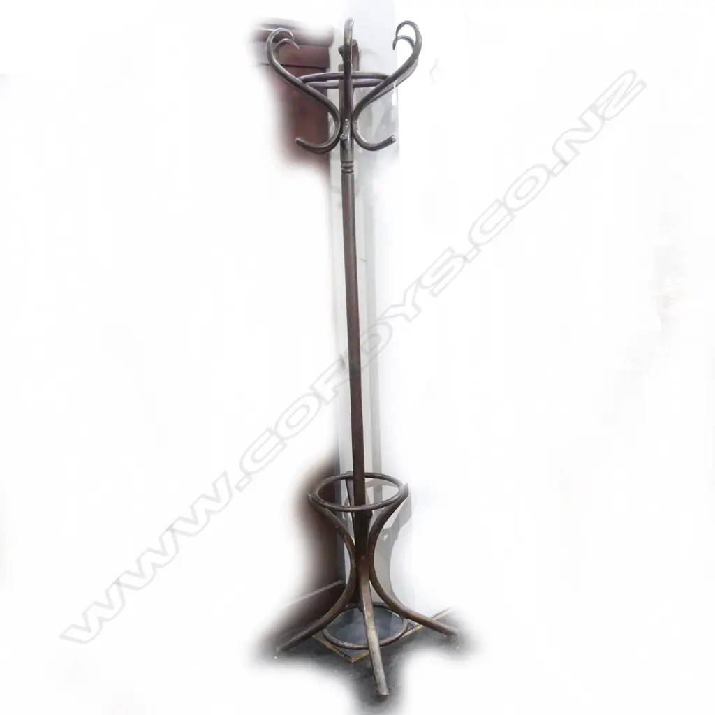 BENT WOOD COAT RACK H.1930mm Image 1++