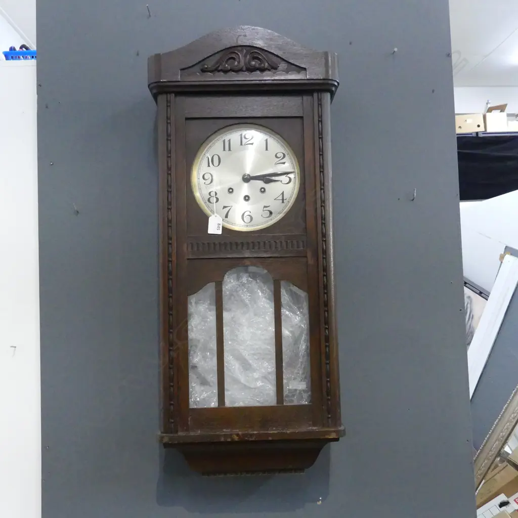 OAK WALL CLOCK H.800mm Image 1++