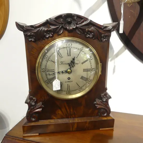 ANTIQUE CLOCK; THOMAS MOORE LONDON H.420mm