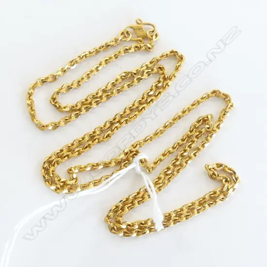 22ct GOLD or higher YELLOW GOLD CHAIN L.680mm. 26.34gms