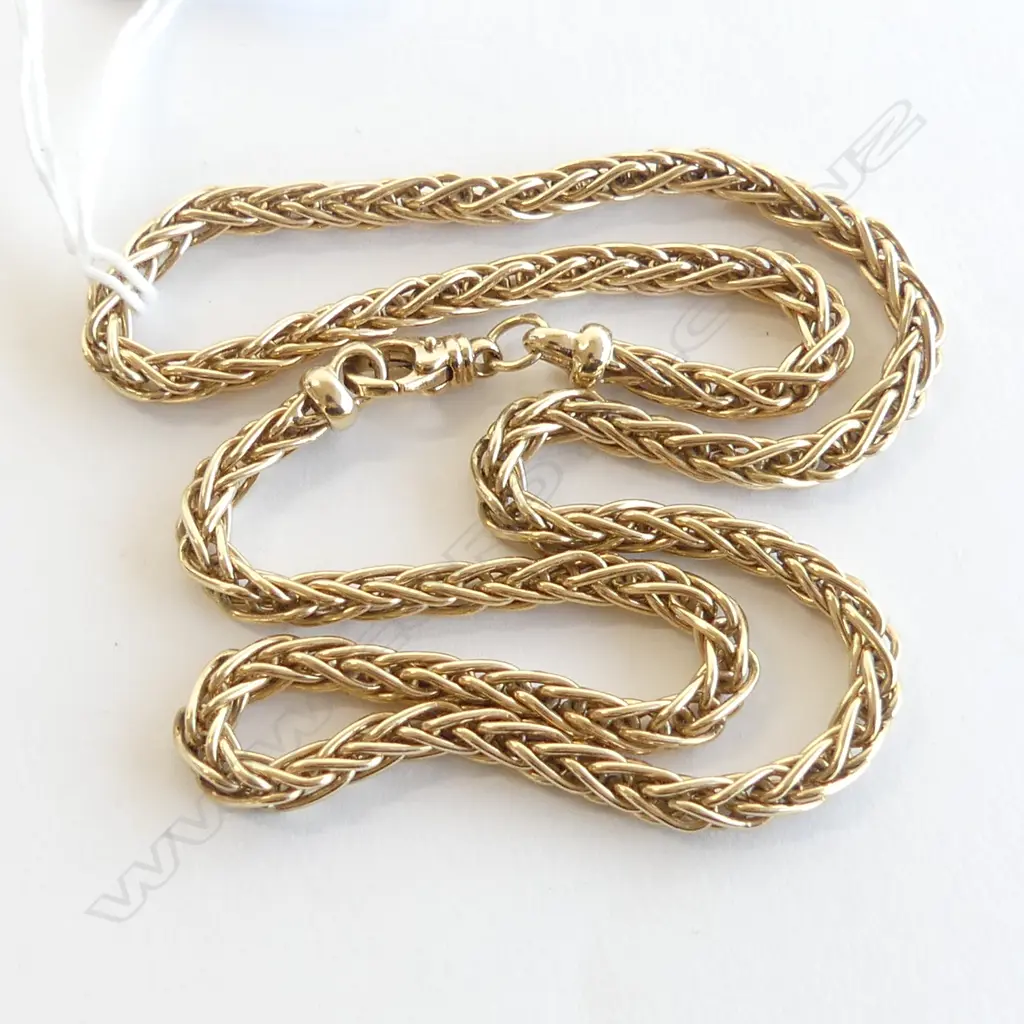 9CT NECKLACE 29.5gms  (CLASP NEEDS ATTENTION) Image 1++