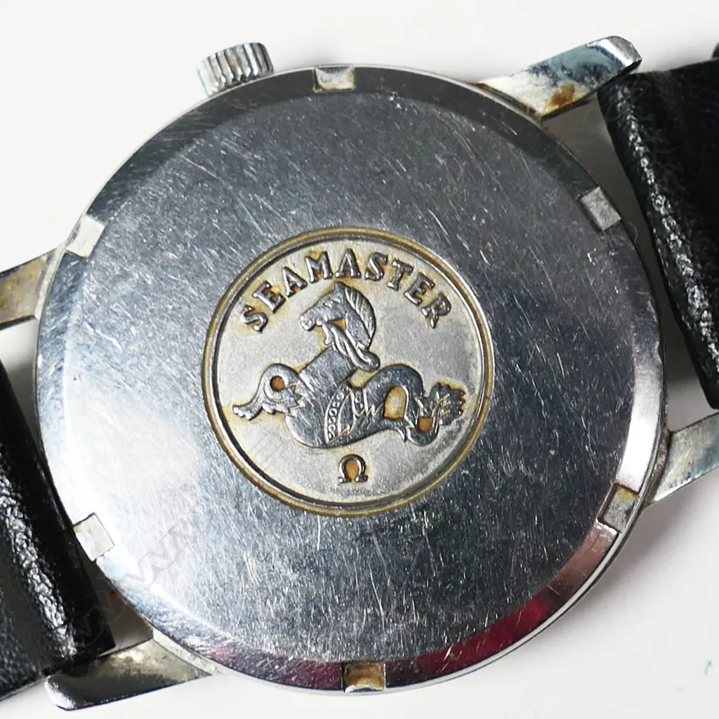 VINTAGE OMEGA SEAMASTER GENT'S WRIST WATCH STAINLESS automatic movement apparently working Image 1++