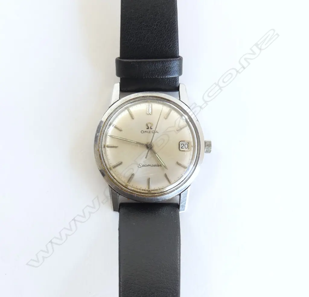 VINTAGE OMEGA SEAMASTER GENT'S WRIST WATCH STAINLESS automatic movement apparently working Image 1++