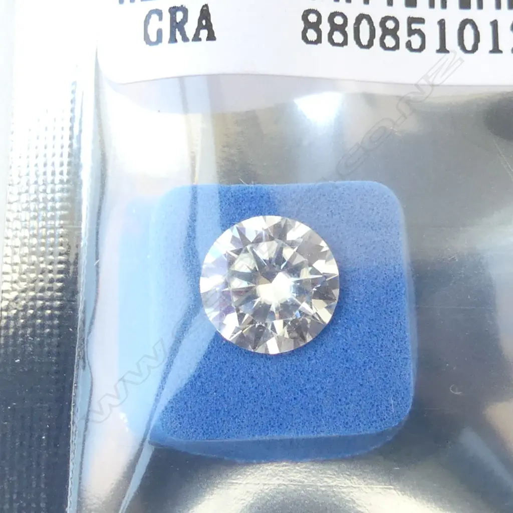 ROUND BRILLIANT 2ct MOISSANITE, GRA CERTIFICATE Image 1++