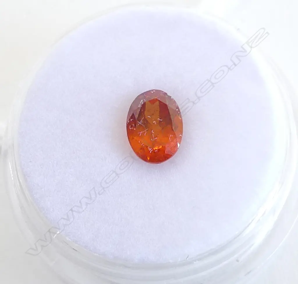 1.14CT UNSET SPESSARTITE GARNET Image 1++