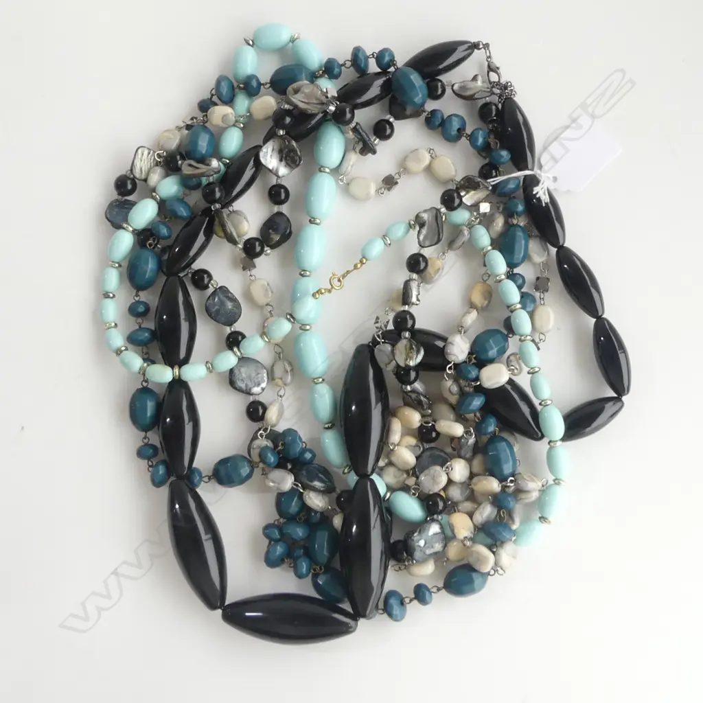 COLLECTION  LONG COSTUME NECKLACES a/f Image 1++