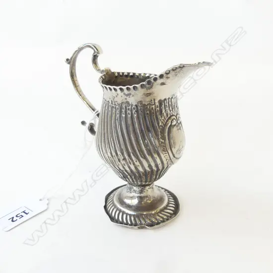 STG SILVER CREAM JUG, LONDON C.1800 79gms