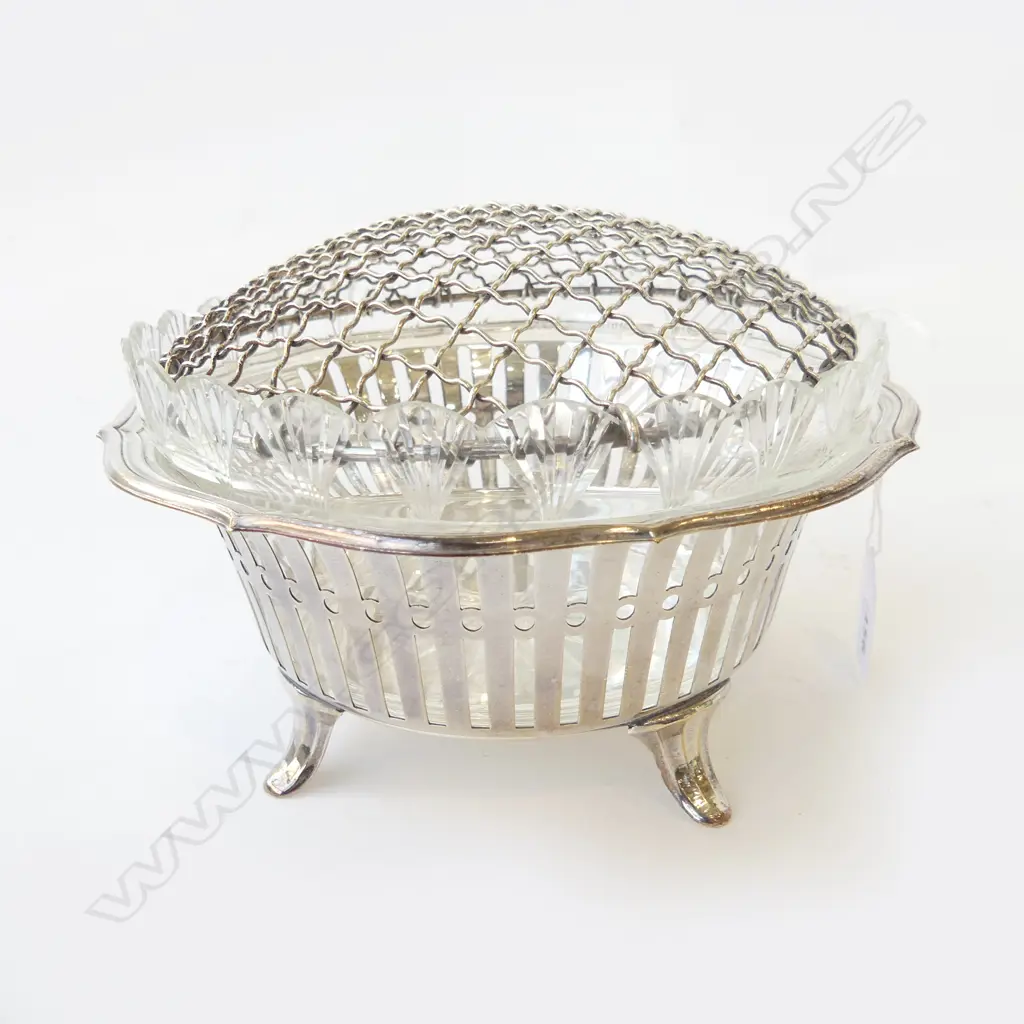 CRYSTAL LINED EP ROSEBOWL DIA200MM Image 1++