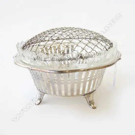 CRYSTAL LINED EP ROSEBOWL DIA200MM