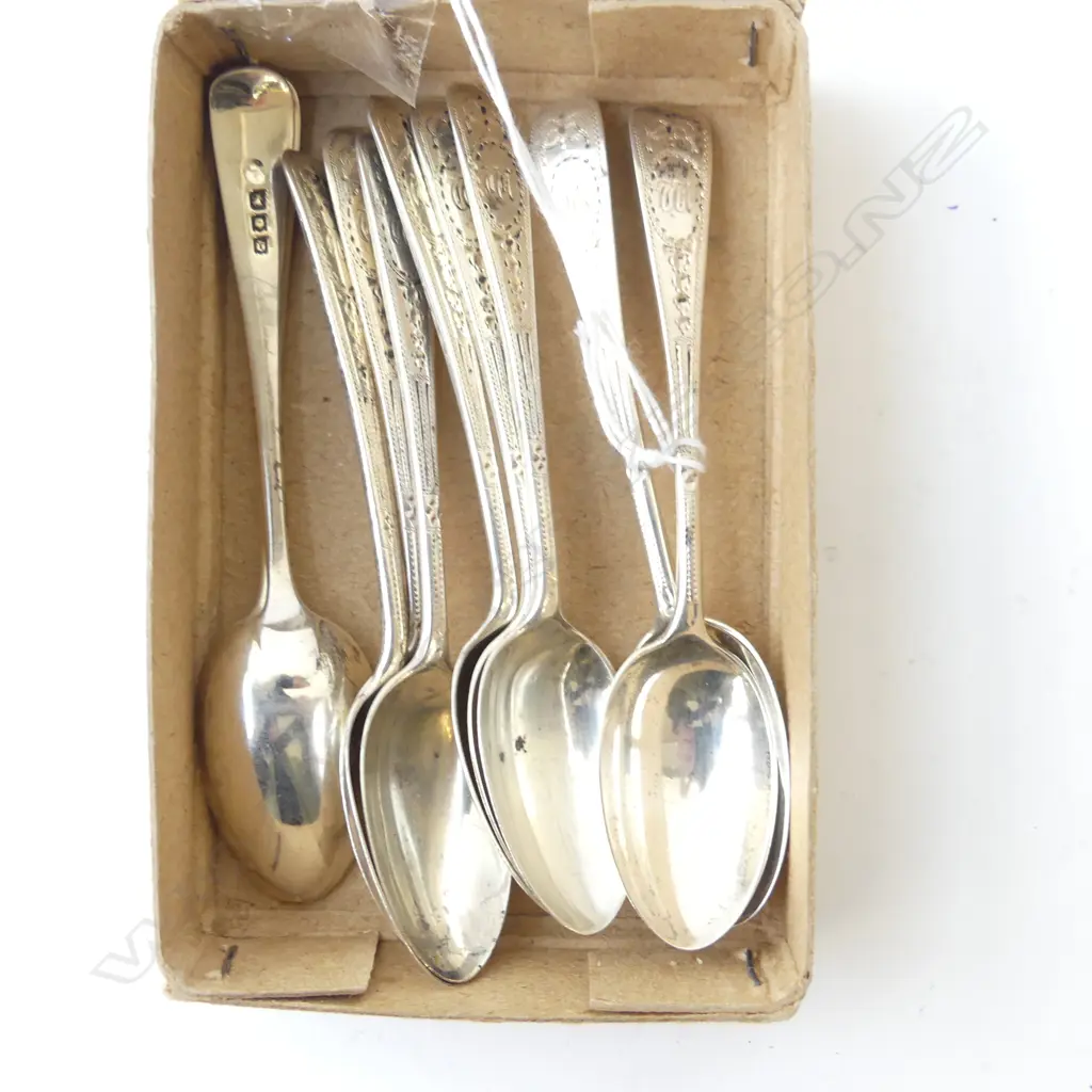 10 STG SILVER TEASPOONS, LONDON 1919 158gms Image 1++