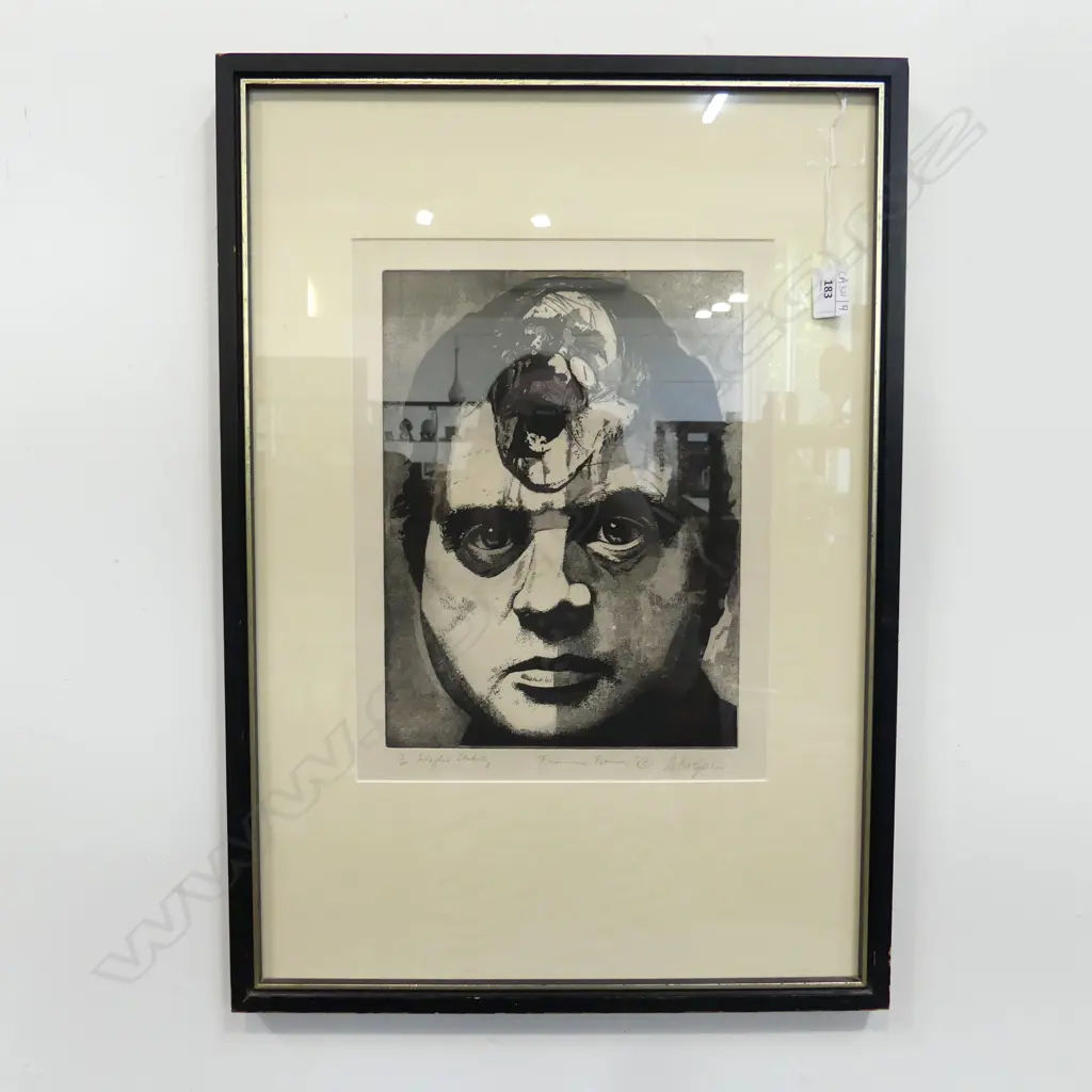 ROY DALGARNO 'FRANCIS BACON' INTAGLIO ETCHING 3/20 370x280mm Image 1++