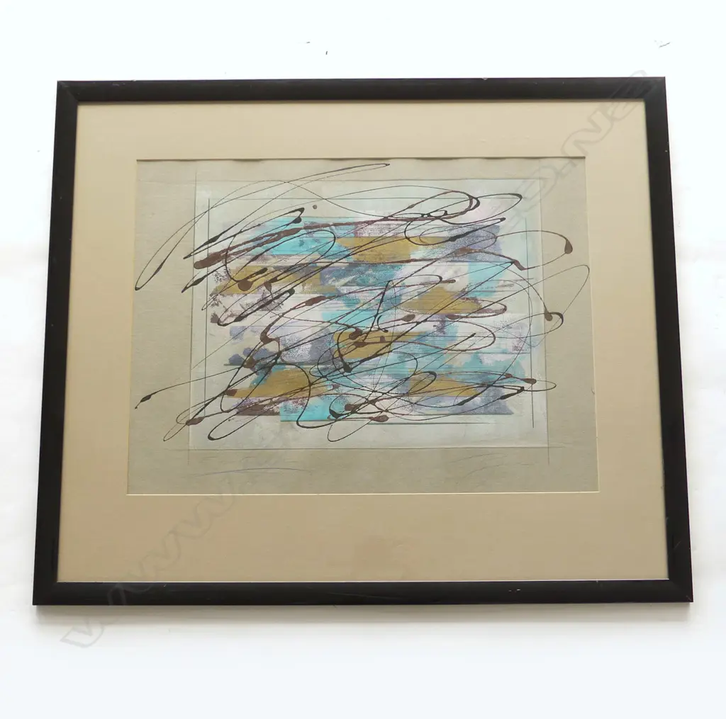 UNTITLED ABSTRACT, MIXED MEDIA, 450 x 600mm Image 1++