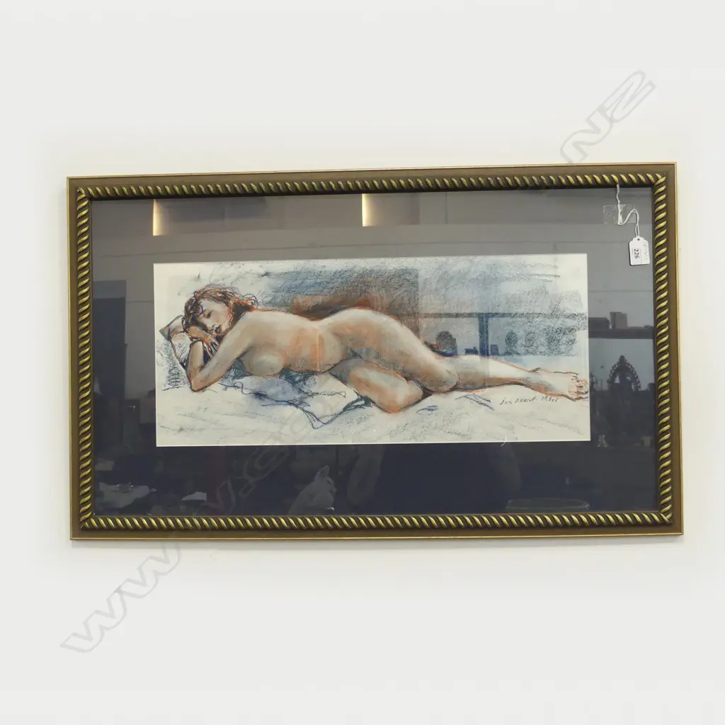 JAN ALLDRITT-MILLER, PASTEL NUDE, 240x560mm Image 1++