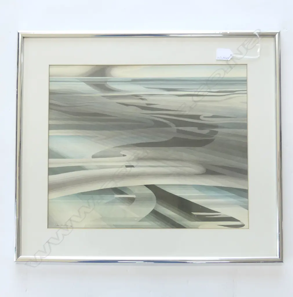 JOHN CRICHTON, ABSTRACT LANDSCAPE, WC '78 355x430mm Image 1++