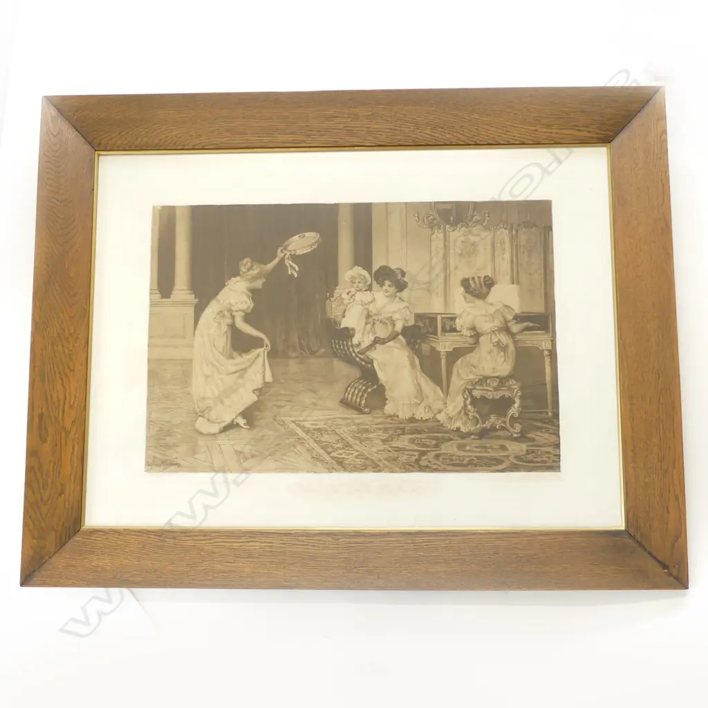 SYDNEY MUSCHAMP PRINT 'TO PLEASE HER HIGHNESS THE BABY' 480x720 (875x1125mm overall) Image 1++